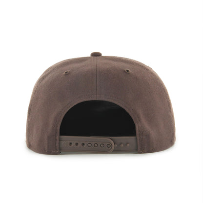 47 Brand MLB Toronto Blue Jays Chocolate Captain Adjustable Snapback Hat