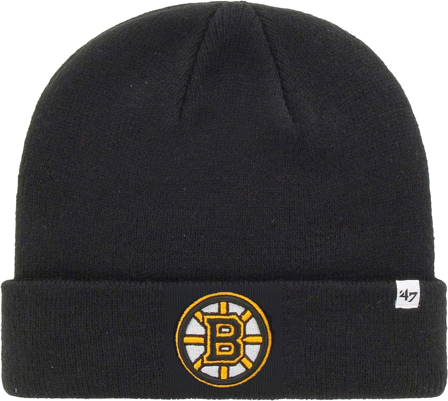 47 NHL Unisex-Adult Primary Logo Cuffed Knit Beanie Hat Cold Weather Hat, One Size
