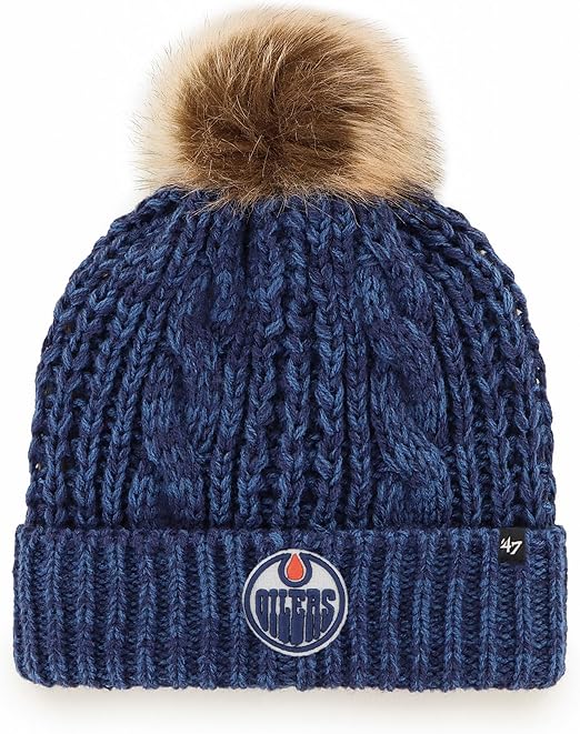 47 Womens NHL Edmonton Meeko Cuff Knit Toque - Navy