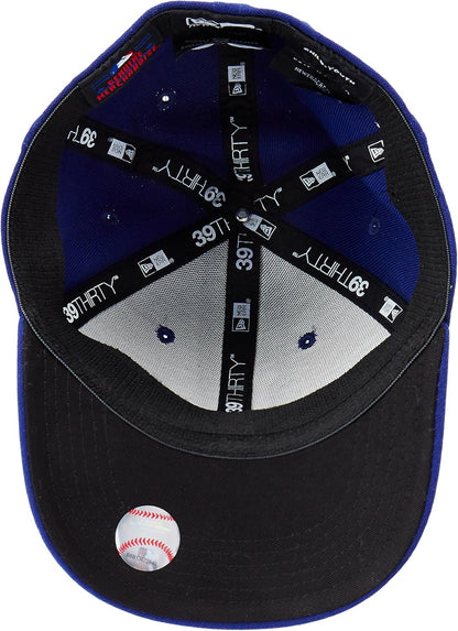 New Era MLB Toronto Jays Junior Team Classic Game 39Thirty Stretch Fit Cap, Blue, Toddler/Child
