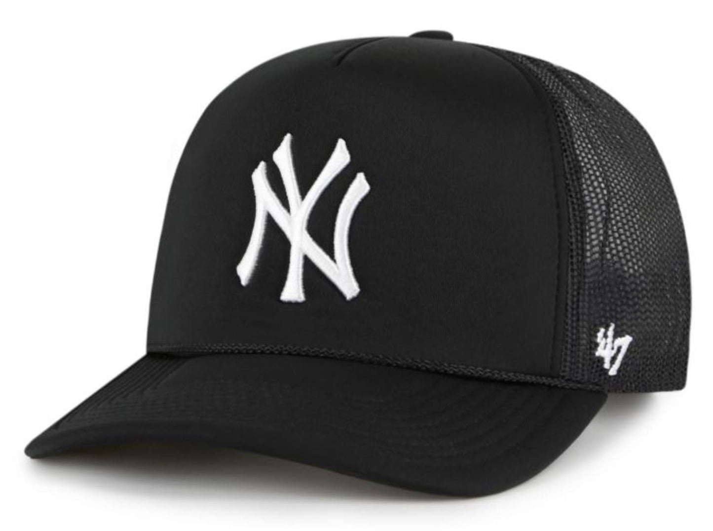 47 MLB New York Yankees Foam Front Mesh Trucker FM - Black