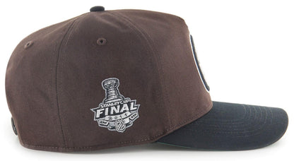 47 Hitch Sure Shot NHL Boston Snapback Hat - Dark Chocolate