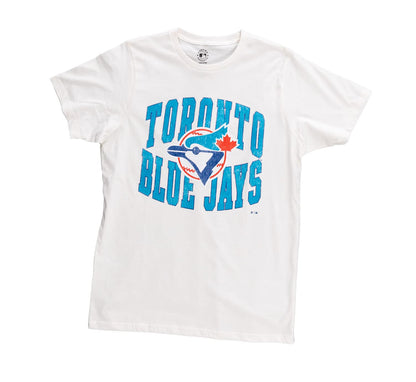 Bulletin MLB Toronto Blue Jays 'The Natural' Distressed Retro Men's Cotton T-Shirt