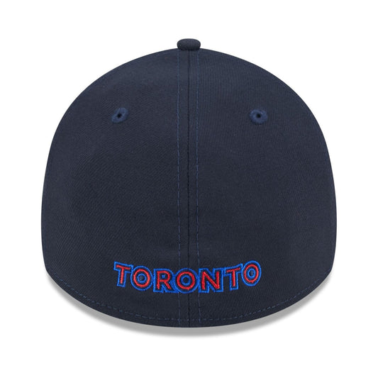 New Era MLB Toronto Blue Jays 2024 City Connect 39THIRTY Flex Hat - Navy (CA/US, Alpha, One Size, M/L, Navy)