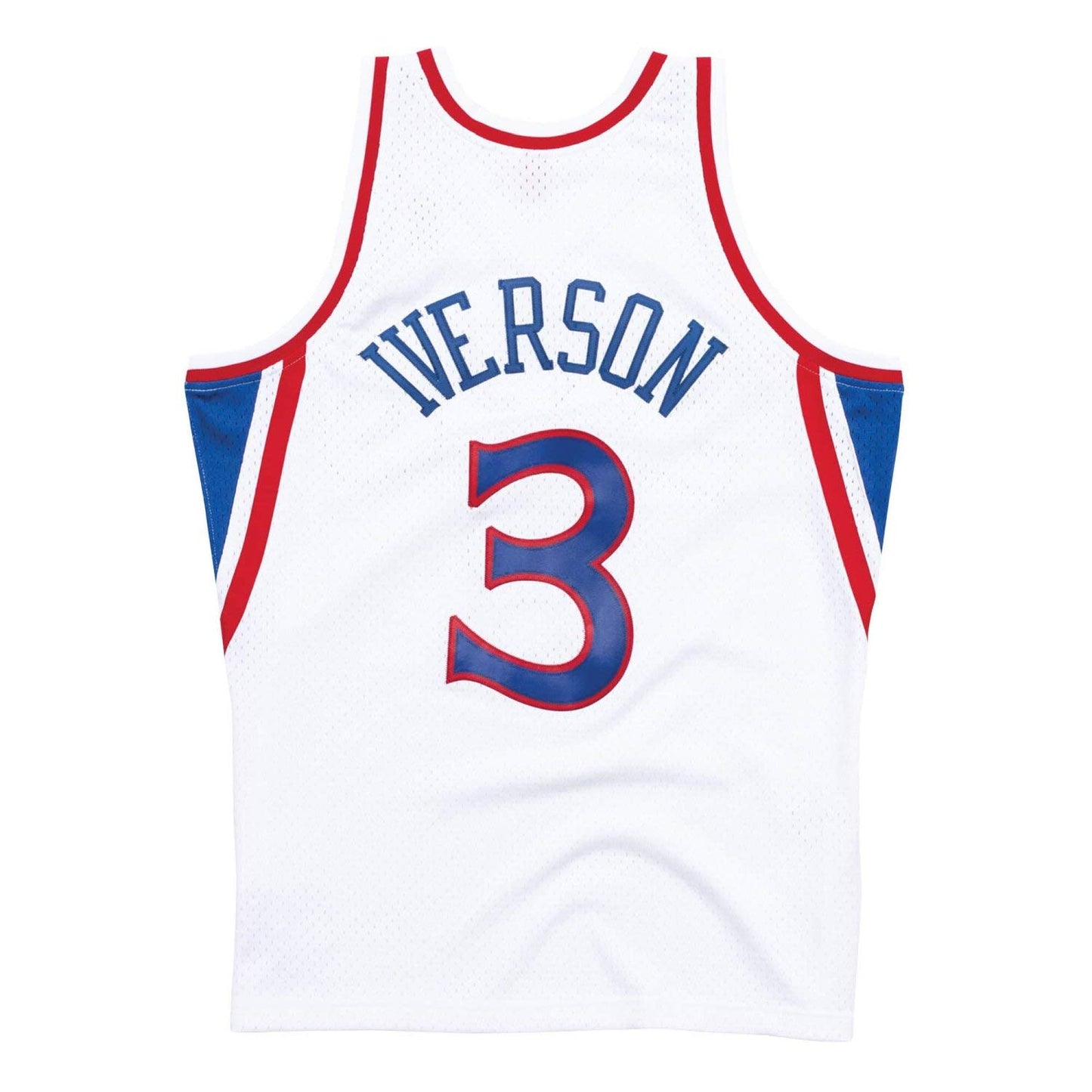 Mitchell & Ness Philadelphia 76ers 3 Allen Iverson White Replica Swingman Jersey 2.0 HWC Basketball Trikot