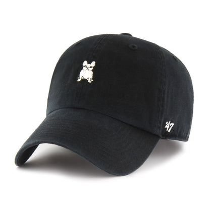 47 French Bulldog Clean UP Adjustable Hat Black