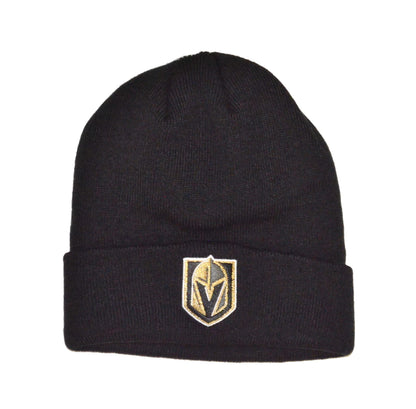 47 Las Vegas Golden Knights Black Cuffed Beanie Hat - NHL LV Cuff Winter Knit Toque Cap