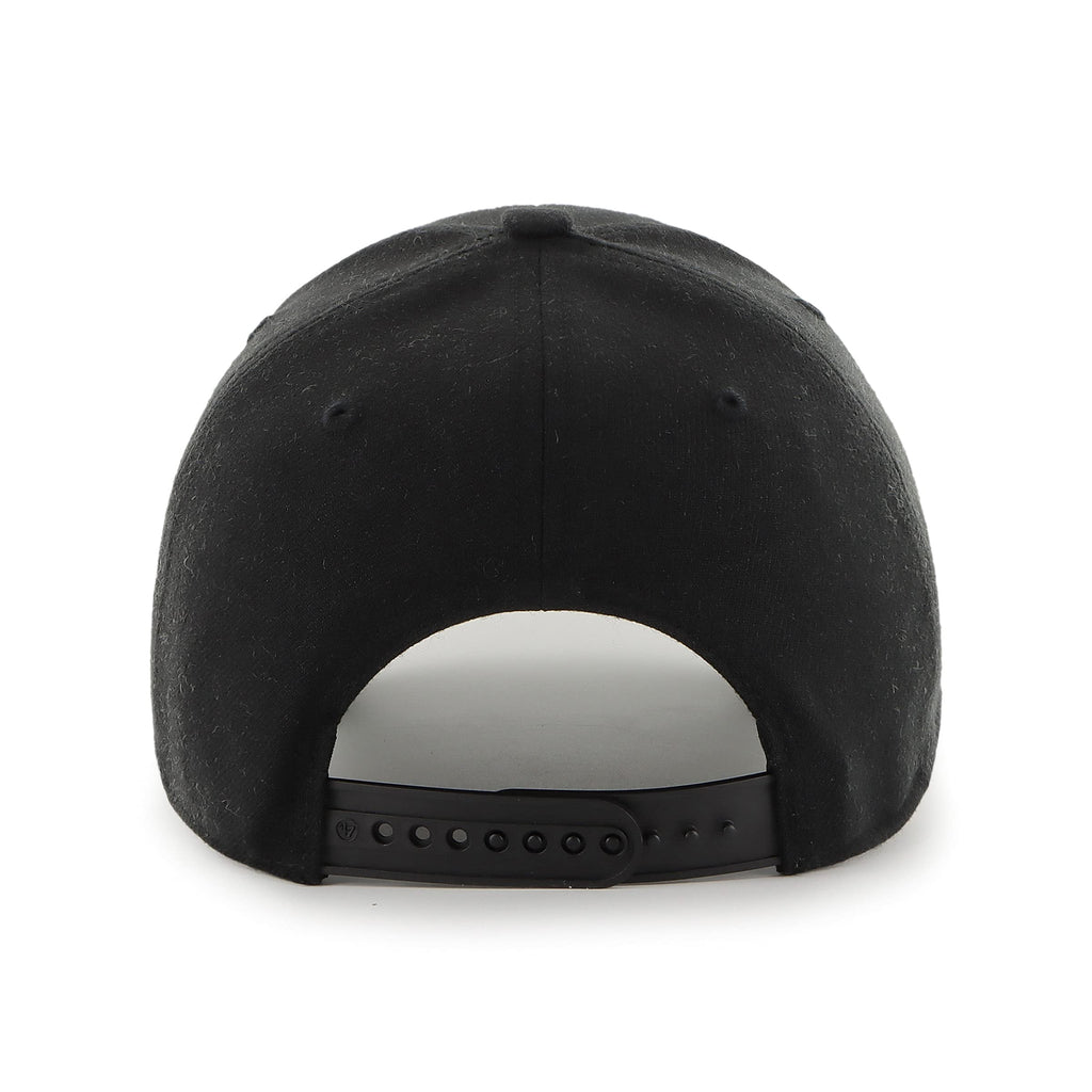 47 Men's Compatible with Pirates Cooperstown World Series Sure Shot MVP Adjustable Hat - One Size Black