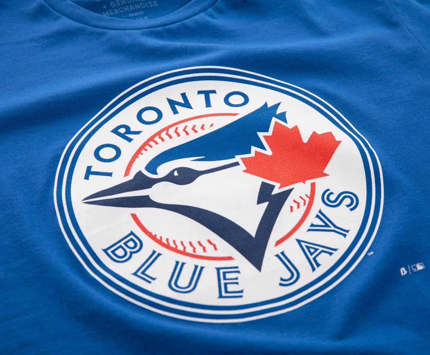 Toronto Blue Jays MLB Primary Distressed Logo Heathered T-Shirt