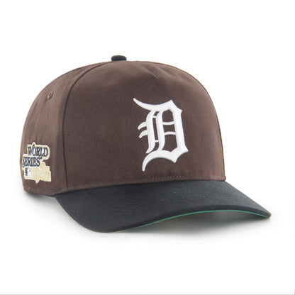 47 MLB Detroit Dark Chocolate Sure Shot TT Hitch Adjustable Snapback Hat