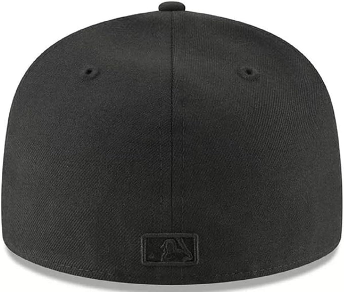 New Era Toronto Blue Jays Baseball Cap, Black with Red Maple Leaf, Fitted