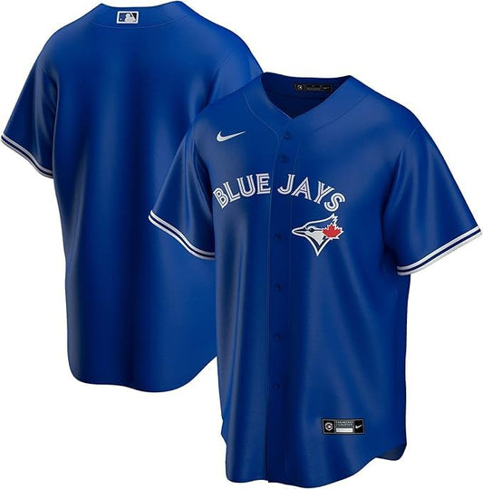 Men's Toronto Blue Jays Alternate Blue Replica Team MLB Baseball Jersey (Large)