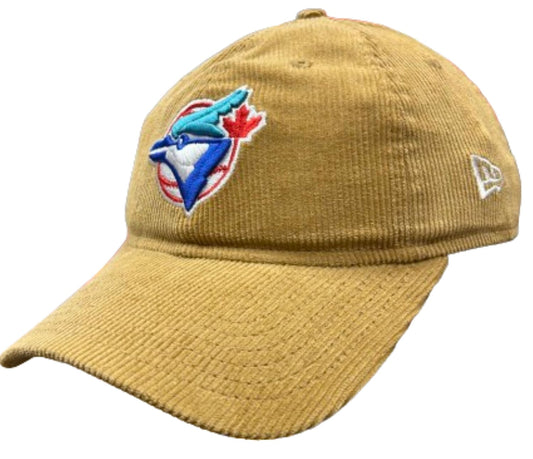 New Era Toronto Blue Jays Cooperstown 9TWENTY Corduroy Adjustable Hat - Wheat