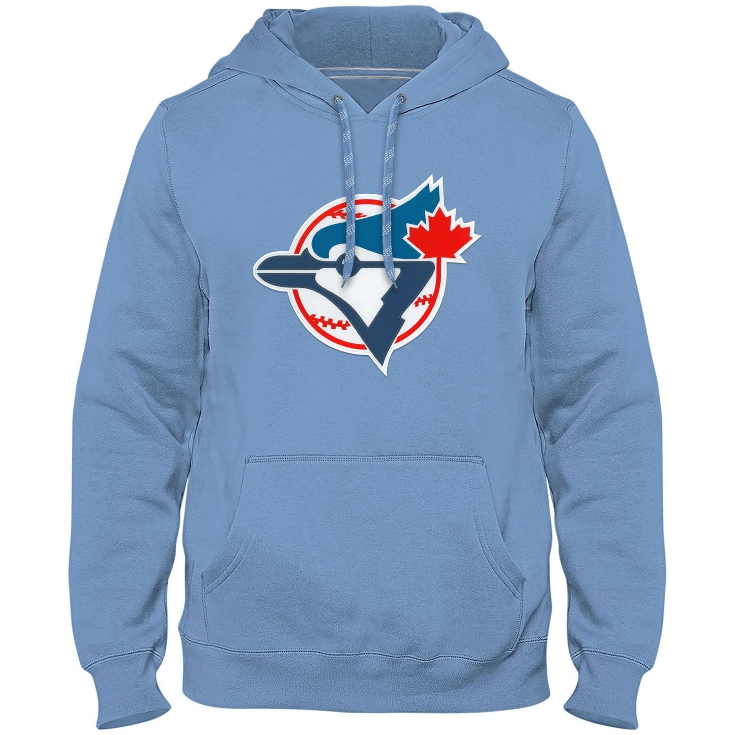 Toronto Blue Jays Cooperstown MLB Express Twill Logo Hoodie - Light Blue