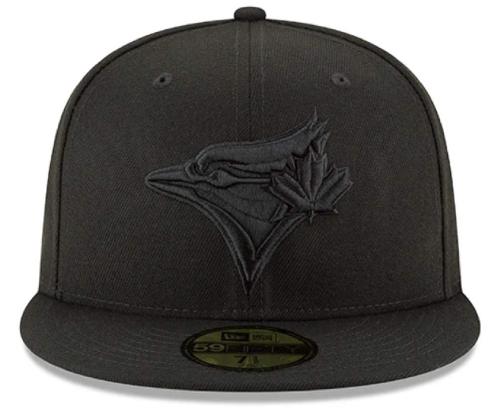 New Era 59Fifty Hat MLB Toronto Blue Jays Alternate Bird Black (7 7/8)