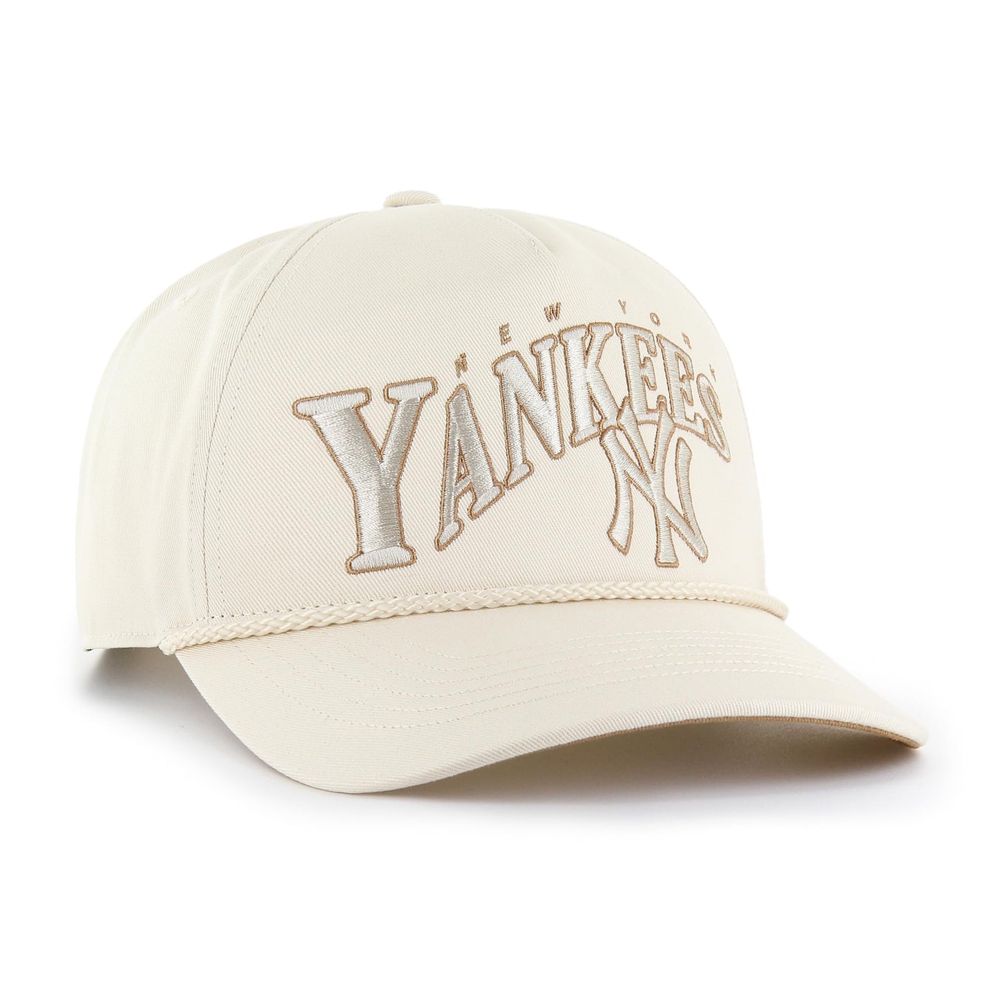 47 Hitch MLB New York Yankees Wave Rope Snapback Hat - White