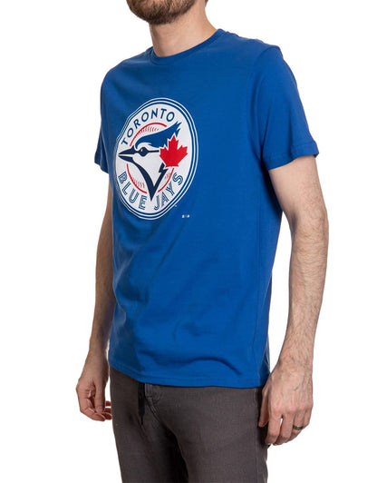 Toronto Blue Jays MLB Primary Distressed Logo Heathered T-Shirt