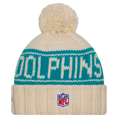 New Era Women's NFL 2024 Sideline Cuffed Knit Hat with Pom