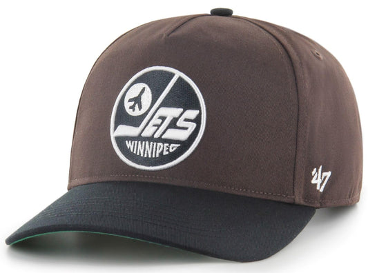 47 Hitch Sure Shot NHL Winnipeg Snapback Hat - Dark Chocolate