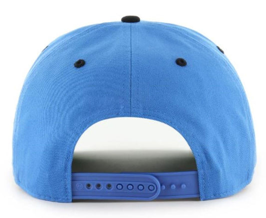47 NFL Detroit Super Hitch Adjustable Snapback Hat - Blue/Black
