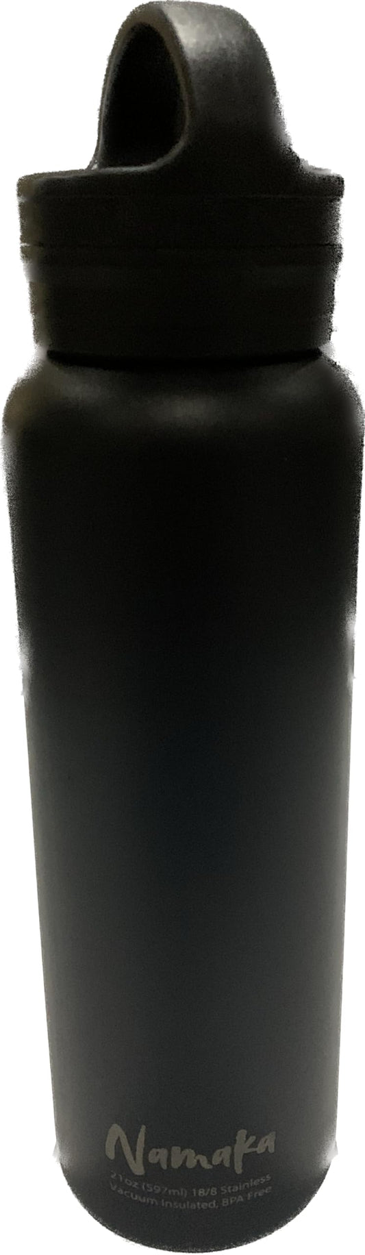 Yankees MLB Baseball Namaka Golfing Buddies 21oz Stainless Steel Wide Mouth Narrow Water Bottle - Black