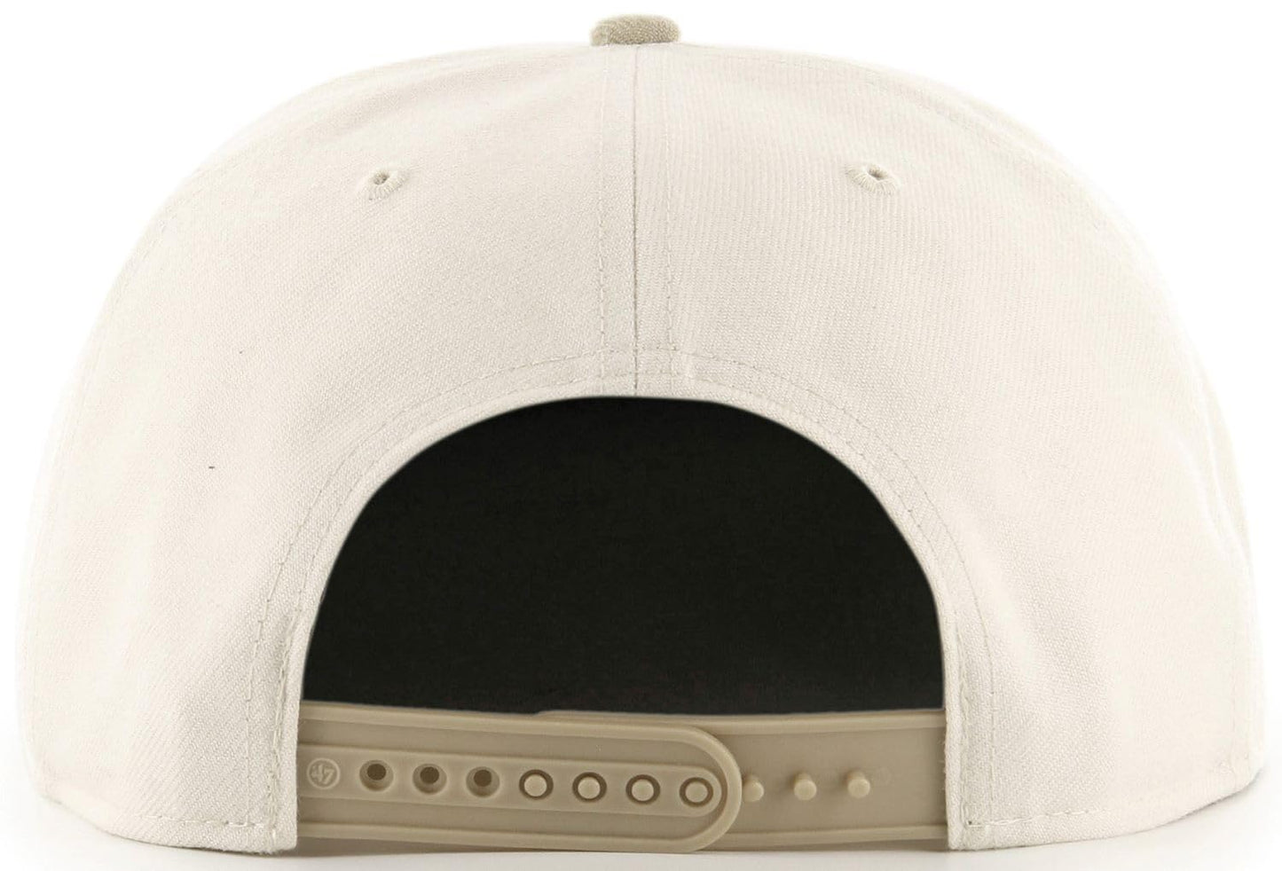 47 Sure Shot Captain Toronto Raptors NBA Sierra Sidepatch Snapback - Cream