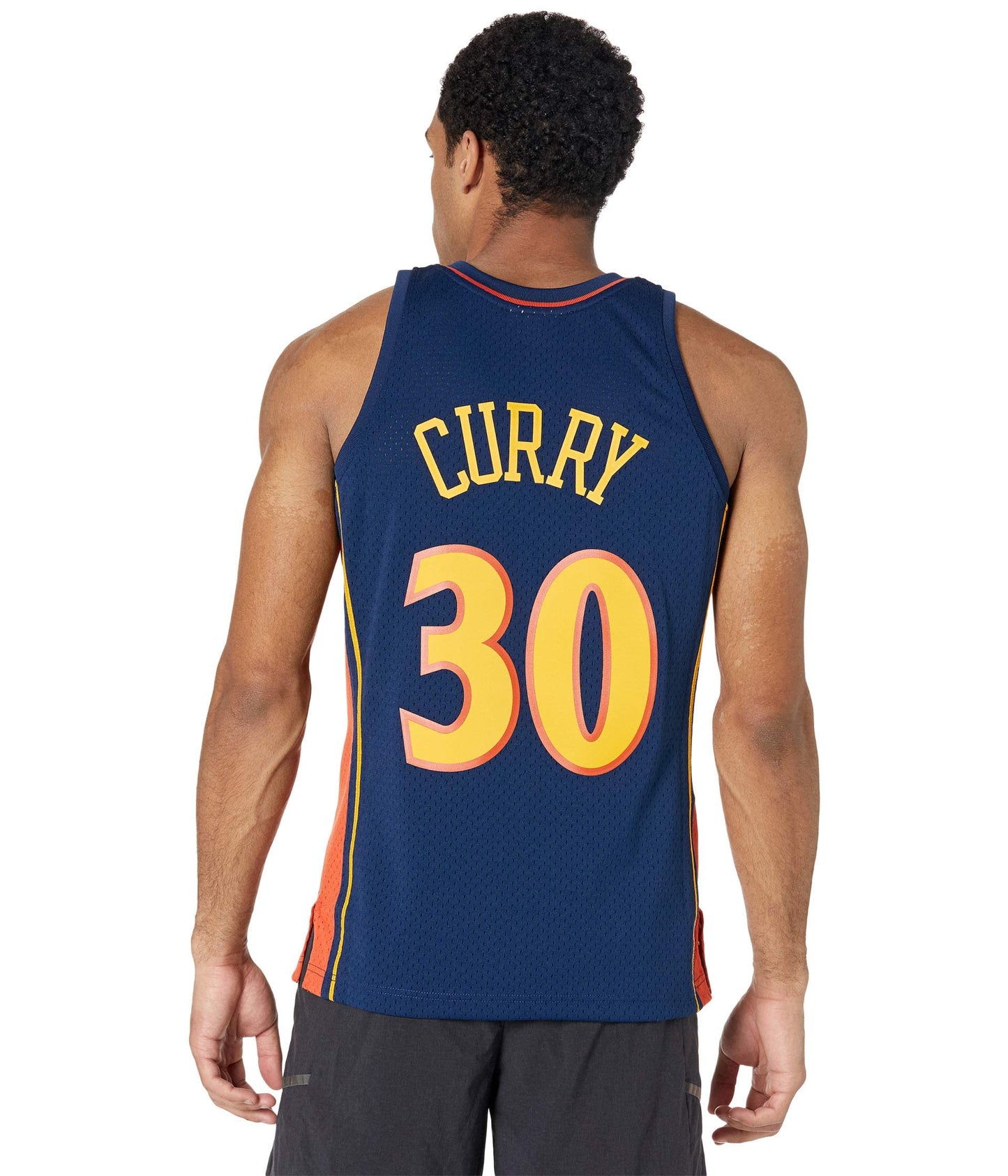Mitchell & Ness Stephen Curry Golden State Warriors NBA Throwback Jersey - Navy 2009-2010