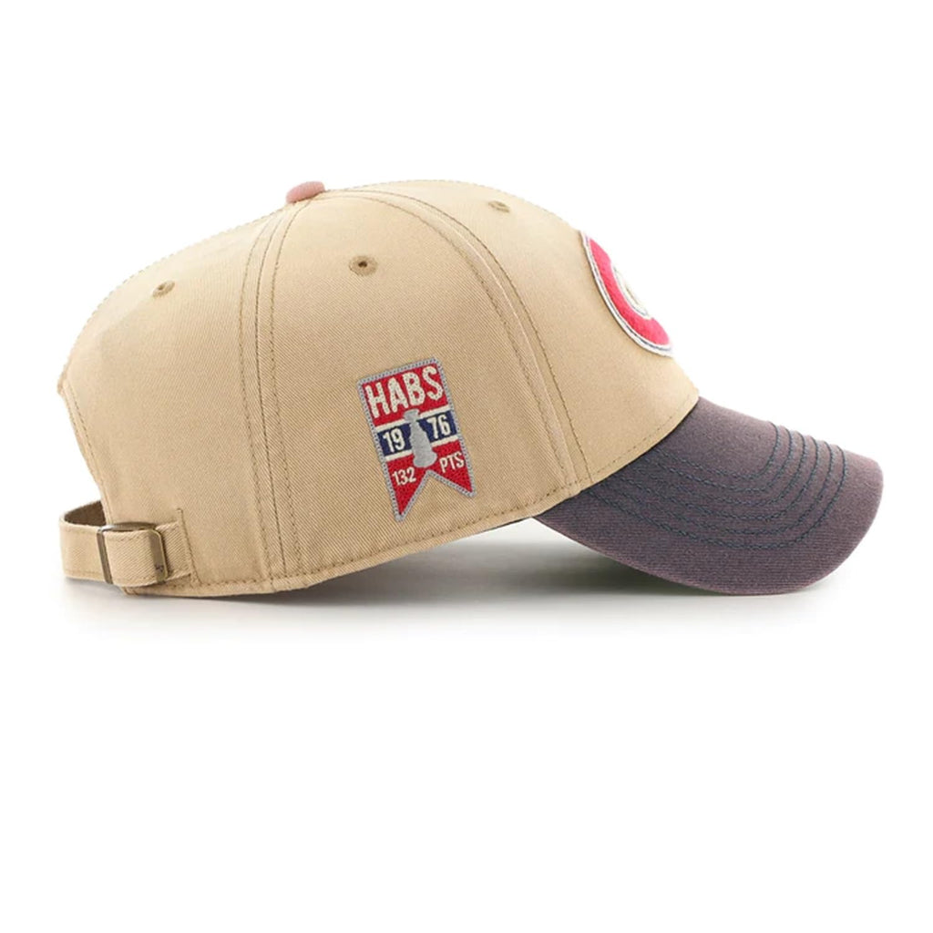 47 Montreal Canadiens NHL Brand Men's Dusted Sedgwick MVP Adjustable HAT Khaki