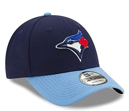 New Era Cap Company Men's Navy Compatible with Toronto Blue Jays Alternate 4 Replica 9Forty Adjustable Hat