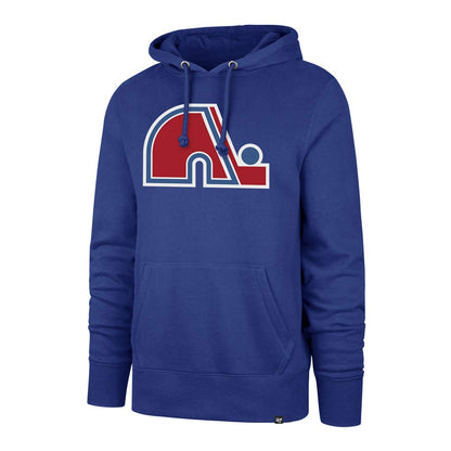 47 Men's Quebec Nordiques Vintage Headline Imprint Pullover Hoodie