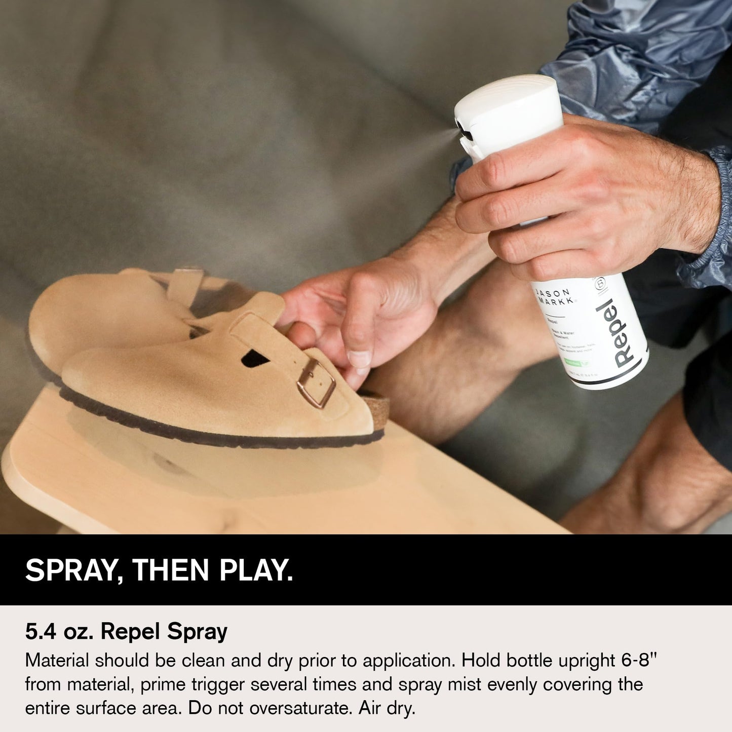 Jason Markk Shoe Protector Spray, Rain & Stain Waterproof Shoe Spray Protection for Suede, Nubuck, Leather and Canvas