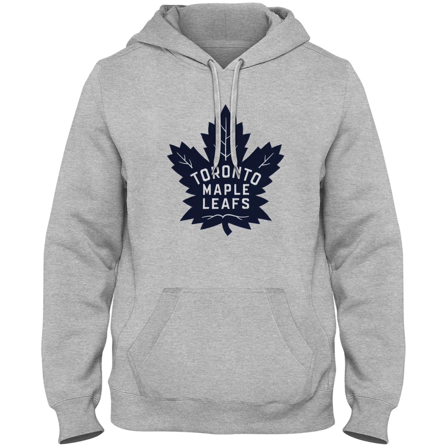 Bulletin Toronto Maple Leafs NHL Men's Athletic Grey Express Twill Blue Logo Hoodie