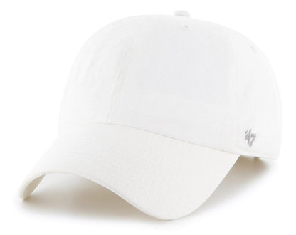 '47 Brand Cap – Clean Up Curved V Relax Fit White Size: Adjustable