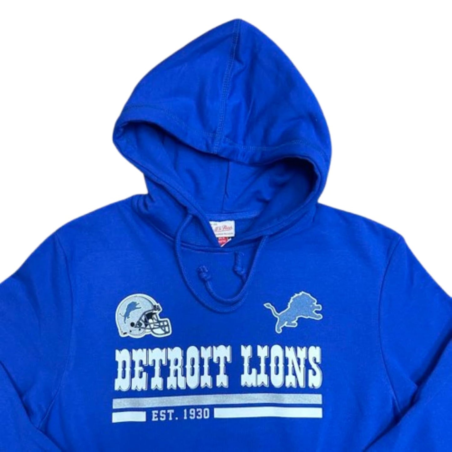 Mitchell & Ness NFL Detroit Lions Royal Blue Hoodie