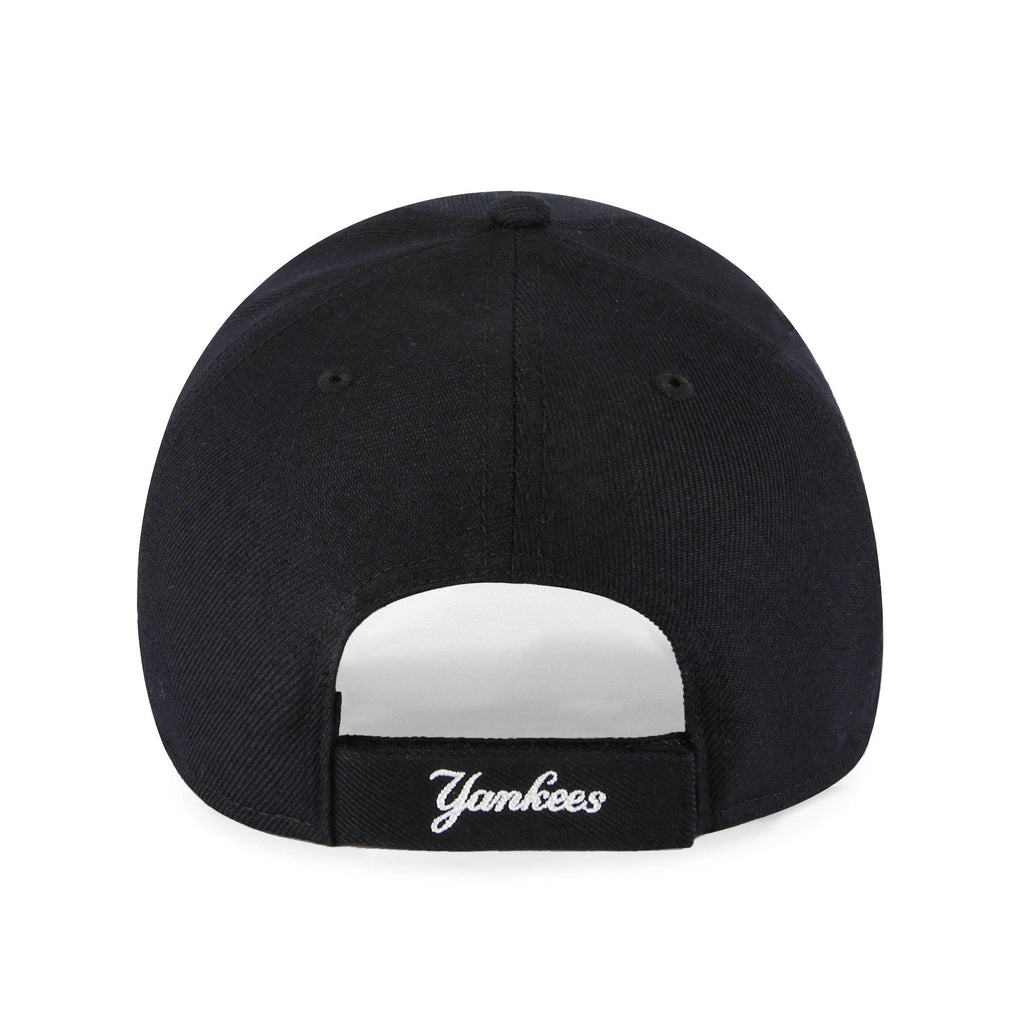 Compatible with New York Yankees Black & White '47 MVP Adjustable Cap Hat MLB Baseball One Size Fits Most