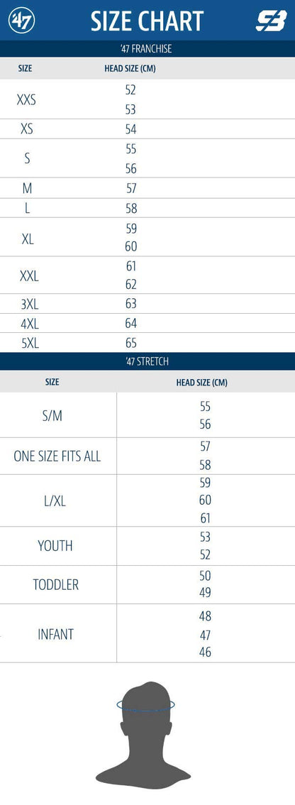 '47 Men's Toronto Maple Leafs Alternate Colour Clean Up Adjustable Hat - One Size Gray