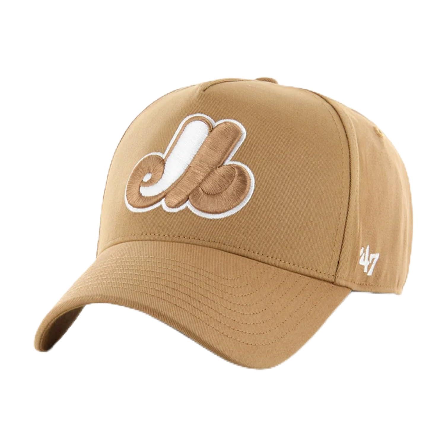 47 Montreal Expos MLB MVP Dune Ballpark Adjustable Hat - Dune