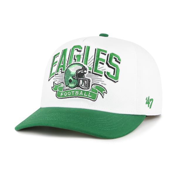 47 NFL Philadelphia Prime Play Hitch RF Adjustable Snapback Hat - White