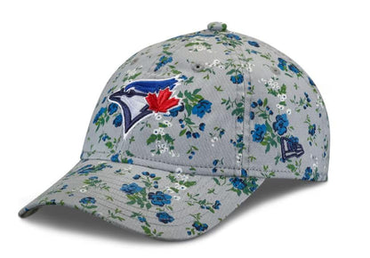 New Era 9TWENTY Youth MLB Toronto Blue Jays Bouquet Junior Adjustable Hat - Grey
