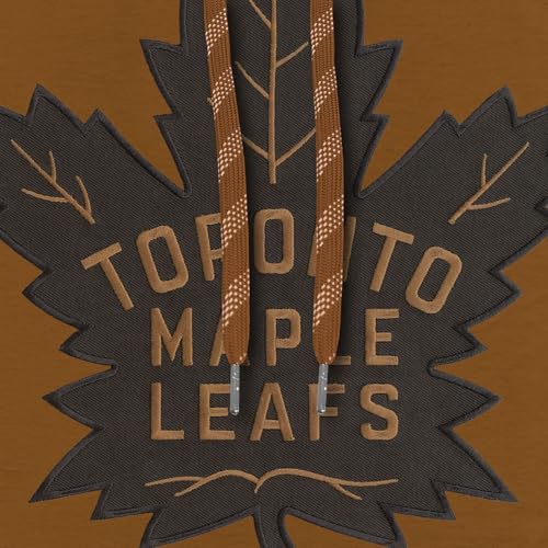 Bulletin Toronto Maple Leafs NHL Express Twill Tonal Dune Logo Hoodie - Dune