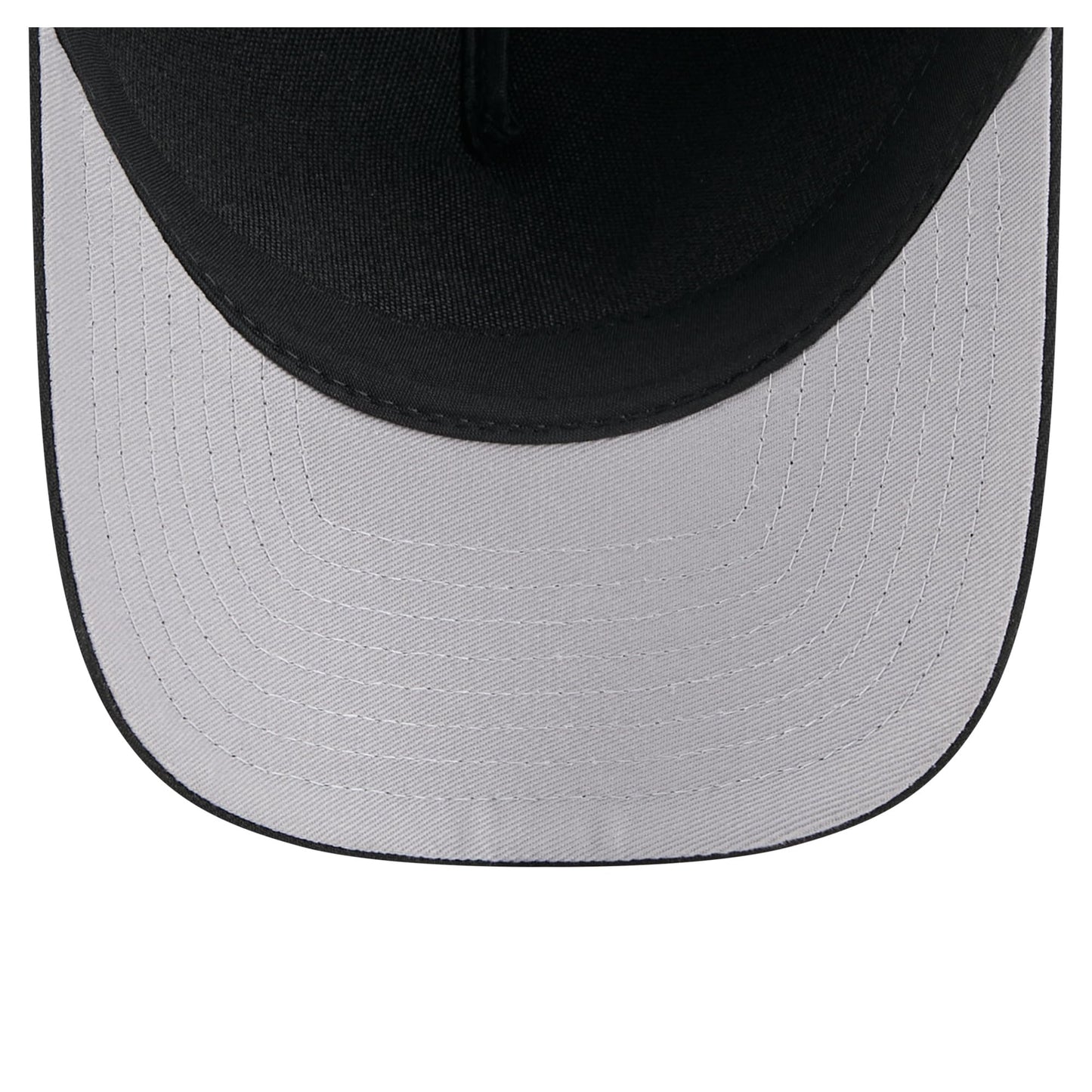 New Era Men's Detroit Lions Black On Black 940 M-Crown A-Frame Adjustable Snapback Hat - One Size