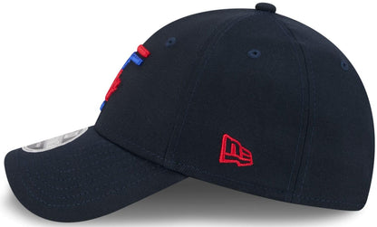 New Era 9FORTY MLB Toronto Blue Jays 2024 City Connect T Logo Stretch Snap Adjustable Hat - Navy