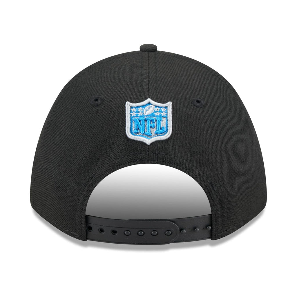 New Era Men's Detroit Lions Team Classic Black 940 M-Crown Adjustable Snapback Hat - One Size