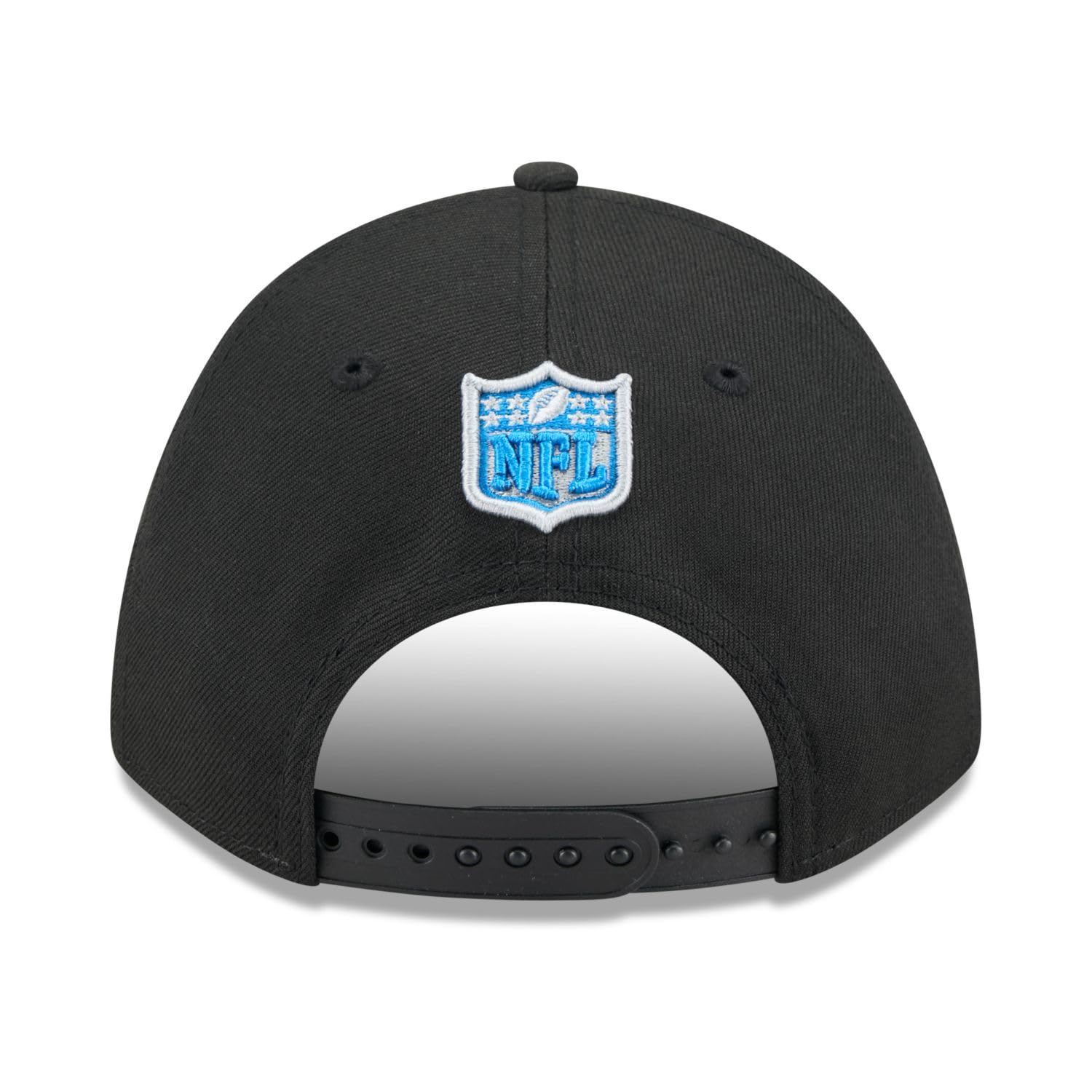 New Era Men's Detroit Lions Team Classic Black 940 M-Crown Adjustable Snapback Hat - One Size