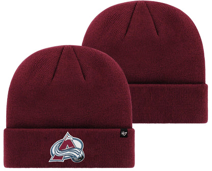 47 NHL Unisex-Adult Primary Logo Cuffed Knit Beanie Hat Cold Weather Hat, One Size