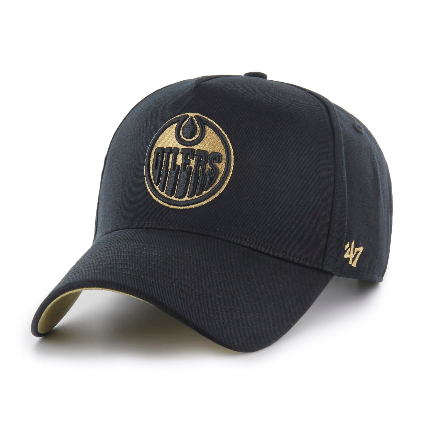 47 NHL Sure Shot MVP Hitch Side Patch Snapback - Black and Gold
