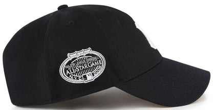 47 MVP MLB New York Sure Shot Adjustable Snapback Hat - Black/White