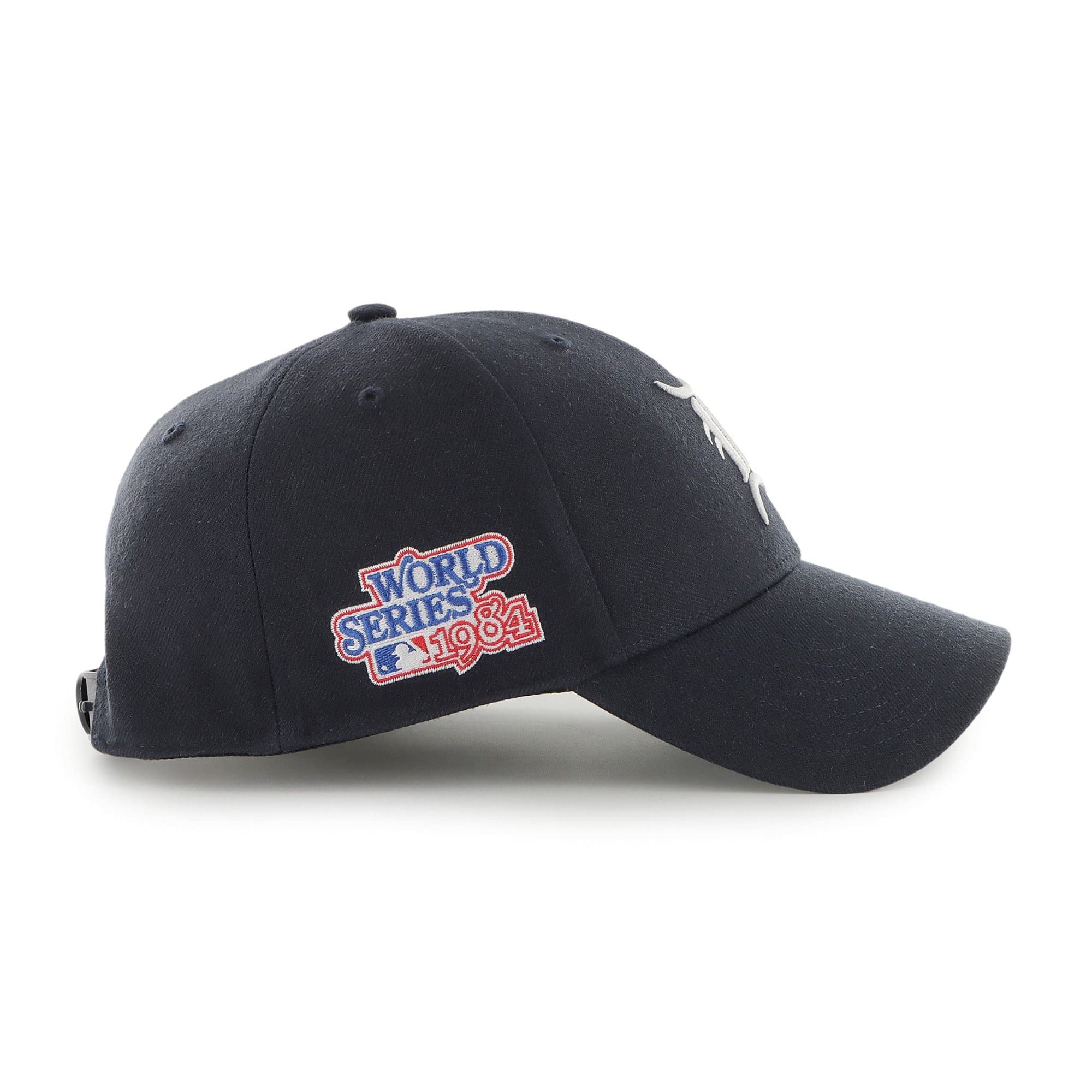 '47 Detroit Tigers Navy MLB Sure Shot Most Value P. Snapback Cap