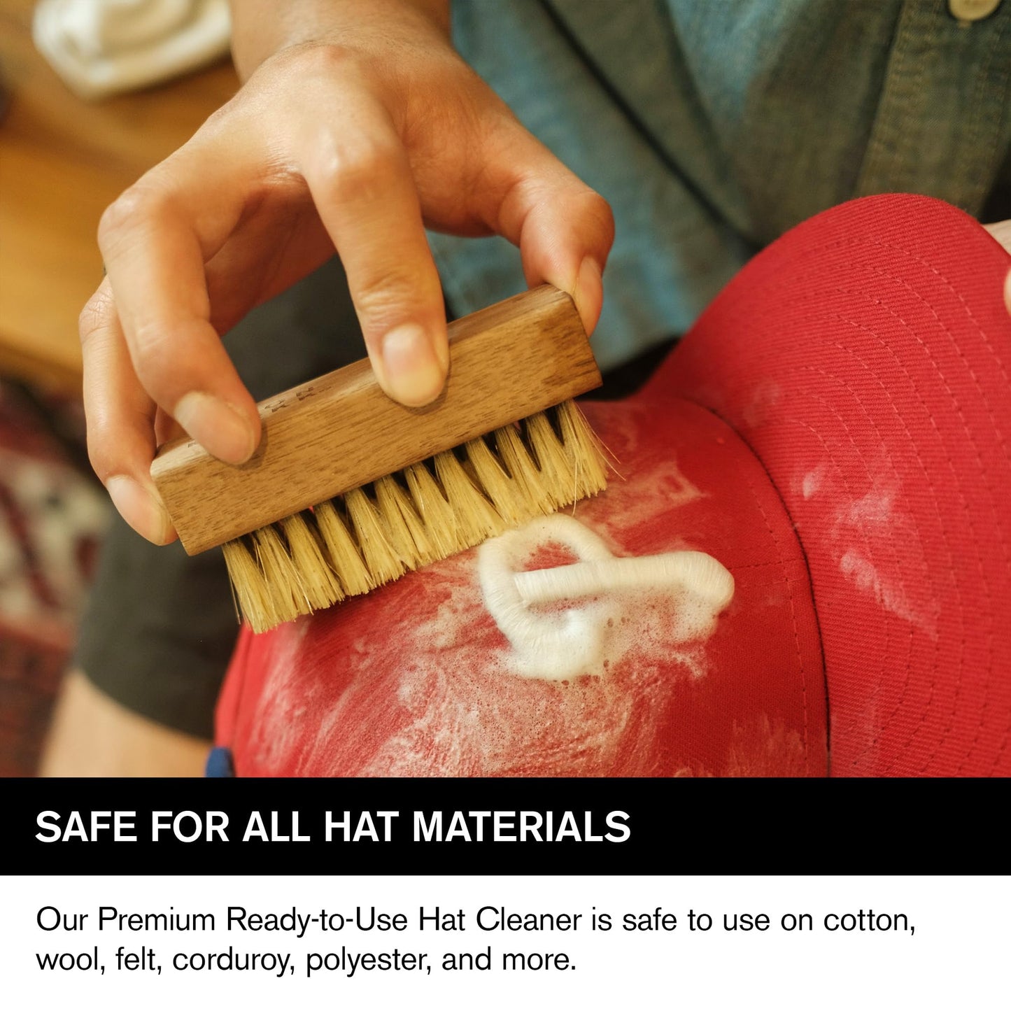 Jason Markk Premium Ready-to-Use Hat Cleaner, 7 fl oz. - Fragrance-Free, Powerful & Gentle - Safe for All Materials, Including Cotton, Wool, Felt, Corduroy, Polyester & More - No Water Needed