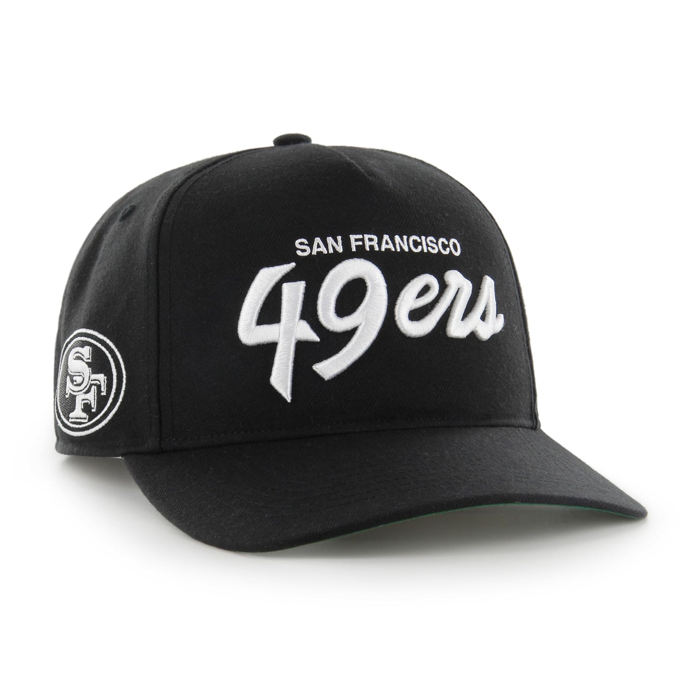 47 NFL San Francisco 49ers Attitude Hitch Relaxed Fit Snapback Cap Black